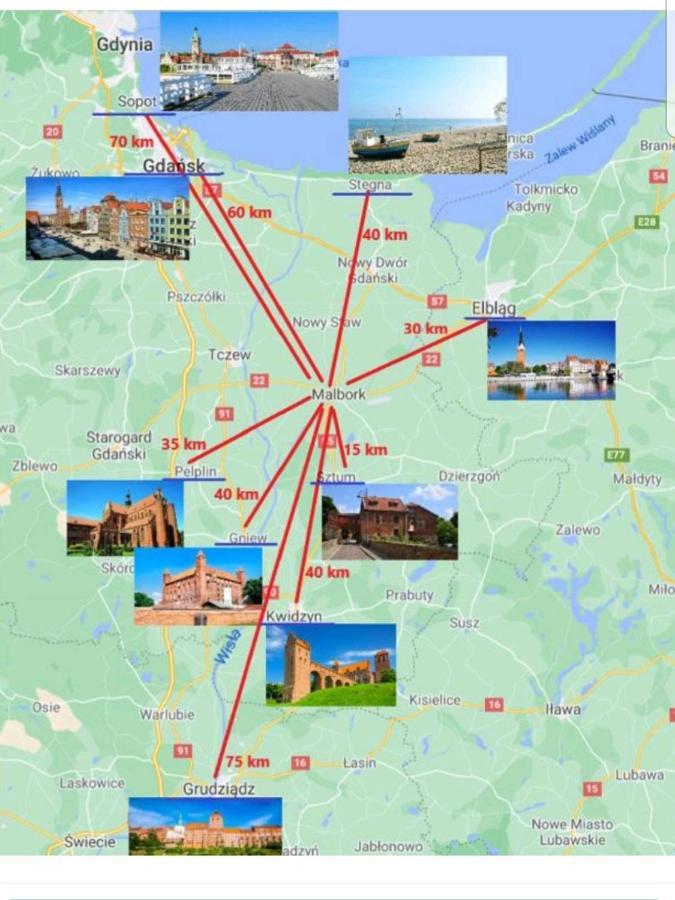Apartament Przy Ratuszu Malbork Buitenkant foto